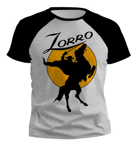 Remera El Zorro Serie Diseño Ranglan