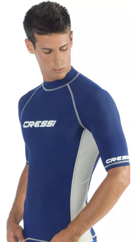 Rashguard Natación Cressi Classic Azul Hombre Ulw4723