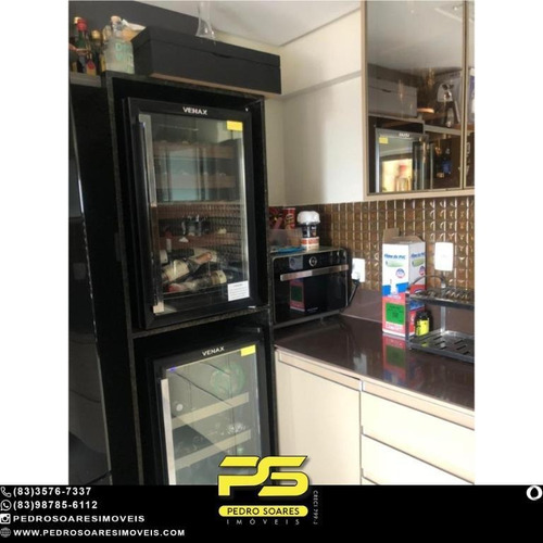 Imagem 7 de 15 de Cobertura Com 2 Dormitórios À Venda, 100 M² Por R$ 1.200.000,00 - Tambaú - João Pessoa/pb - Co0116