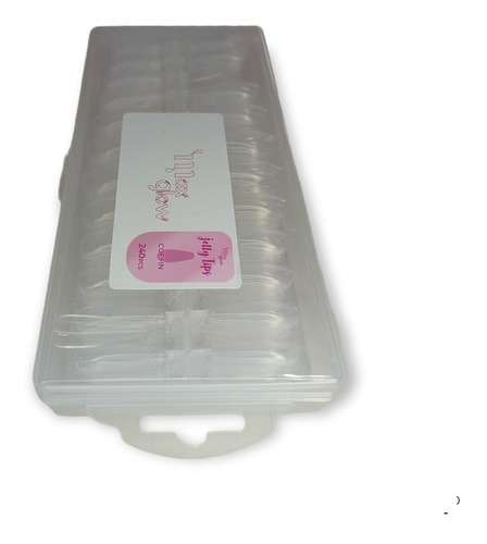 Caja De Uñas Jelly Tips Coffin 240pcs Manicure Express Nuevo