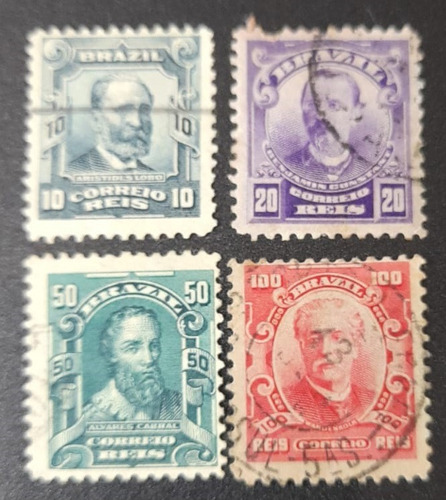 Sello Postal - Brasil - Personajes - 1906
