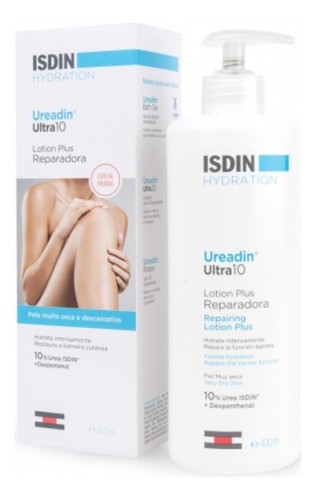 Isdin Ureadin Hydration Ultra 10 Loción Plus Reparadora Hidratante Pieles Secas 400ml Tipo De Envase Botella Fragancia Suave