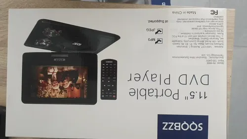 Leitor De Dvd Portátil De 9,5 Com Tela Giratória Hd Recarre
