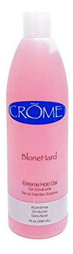 Gel Para Cabello - Crome Blone Hard Extreme Hold Gel 16oz