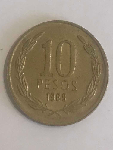 10 Pesos - Chile - 1988