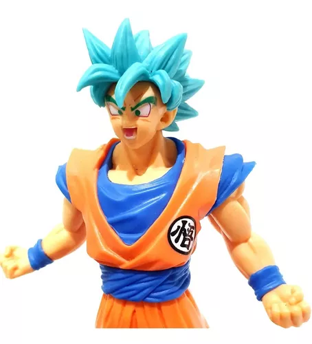 Boneco Goku Super Saiyajin Blue - Action Figure Goku - Zaplox Colecionáveis