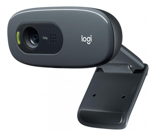 Cámara web Logitech C270, resolución HD de 720p/30 fps, micrófono