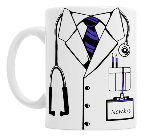 Tazas Profesión Personalizado Con Tu Nombre Doctor Medico