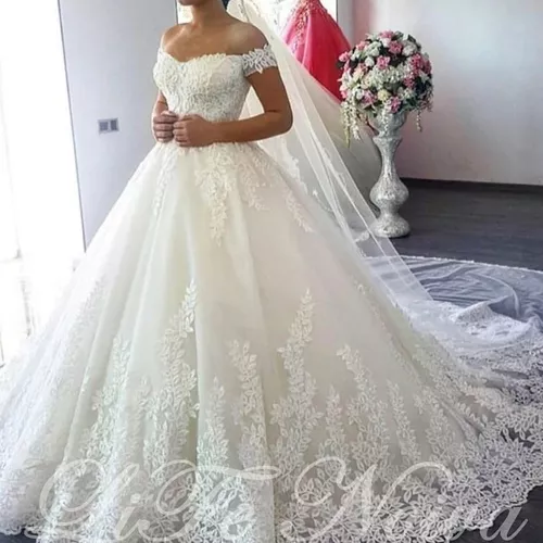 Vestido De Noiva Com Brilho Véu E Armação Casamento 'e150