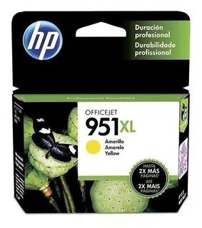 Cartucho Hp 951xl Amarillo (yellow) Original