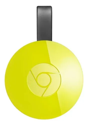 Streaming Tv Google Chromecast 2da Gen Sin Caja Amarillo (Usado)