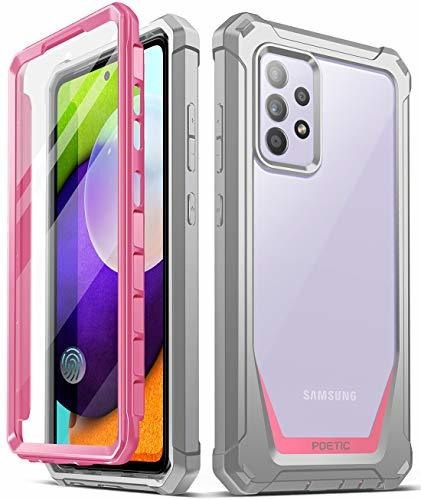 Funda Para Galaxy A52 Color Rosa Con Protector De Pantalla