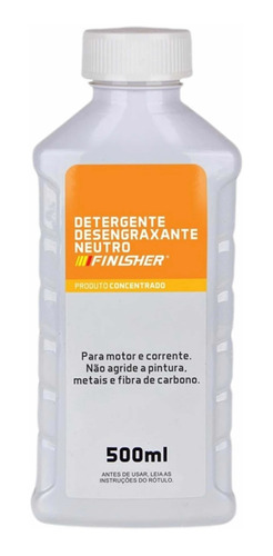  Detergente Desengraxante Neutro 500ml - Finisher