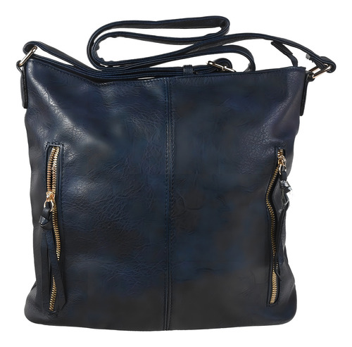 Bolsa Para Dama Ligera Con Asa Ajustable 100% Original Color Negro
