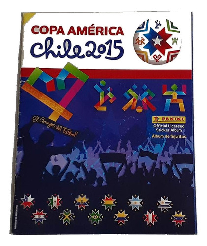 Album Figuritas Futbol Copa America Chile 2015 Panini