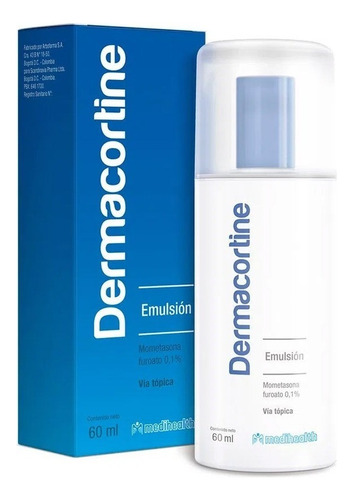 Emulsion Dermacortine - Medihealth - L - Ml  Tipo De Piel Todo Tipo De Piel
