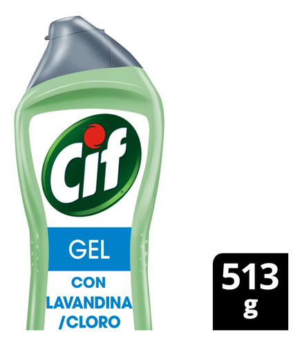 Limpiador En Gel Cif Con Lavandina Cloro 513g