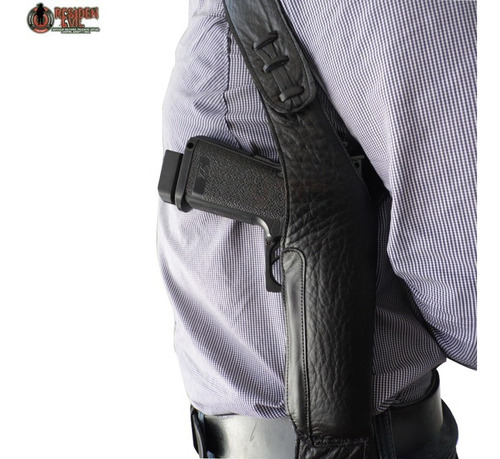 Funda Tactica Sobaquera 100% Piel Ocultar Pistola 9mm