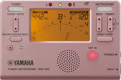 Sintonizador Metrnomo Yamaha Tdm-700p (rosa)