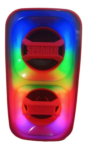Parlante Bluetooth Speaker Iluminación Led 12w Recargable