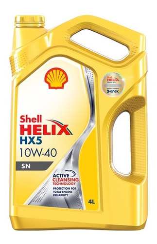 Aceite 10w40 Doble Sello Shell Helix Hx5 4 Lts