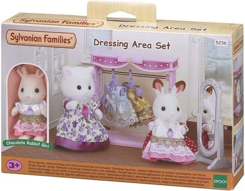 Sylvanian Families Set Vestidor + Vestidos Juguete Niños Ax®