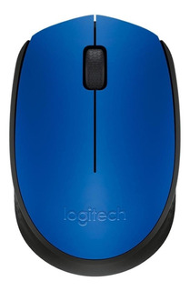 Logitech M170, Mouse Inalámbrico Cómodo Y Portátil, Azul