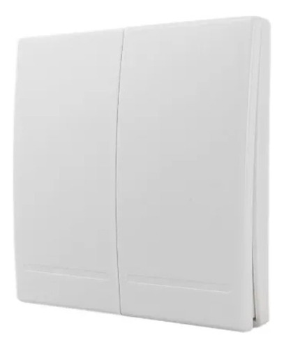 Tecla Inalámbrica Rf, 2 Efectos Smart House, Blanco