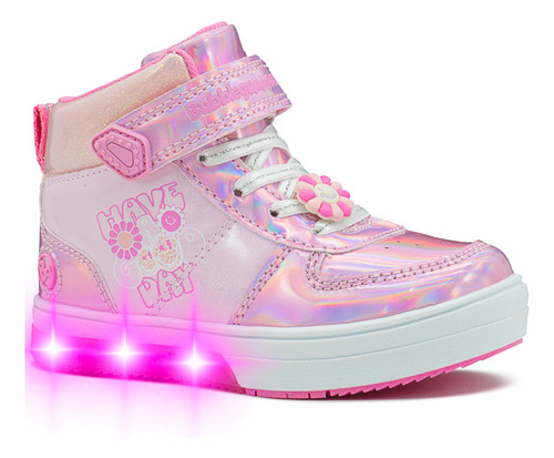 Tenis Bota Con Luces Bubble Gummers Thalia Para Niña 14-21