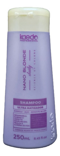  Kaedo Professional Nano Blonde Daily Shampoo Matizador 250ml