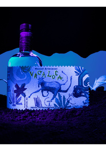 Mezcal Vaca Loca Espadín Joven 750 Ml