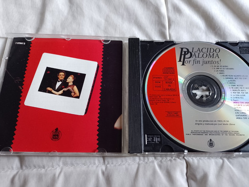 Placido Domingo Paloma San Basilio Por Fin Juntos En Vivo Cd (Usado)