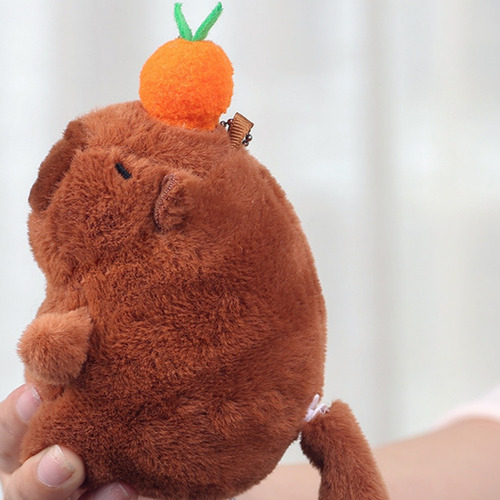 Llaveros De Peluche Con Forma De Capibara Para Niños, 4 Unid