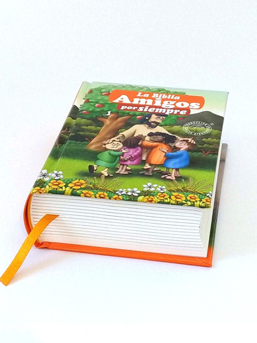 Imagen 2 de 7 de Biblia Para Niños Amigos Por Siempre Naranja Lenguaje Actual