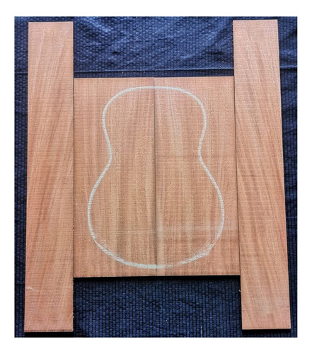 Ukelele Madera Maciza Para Guitarra Tablero Trasero Solido :