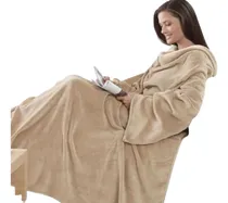 Comprar Colchas Mantas Con Mangas Invierno Color Beige Envío A Provi