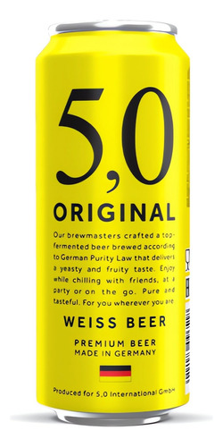 Cerveza 5.0 Original Weiss 500ml