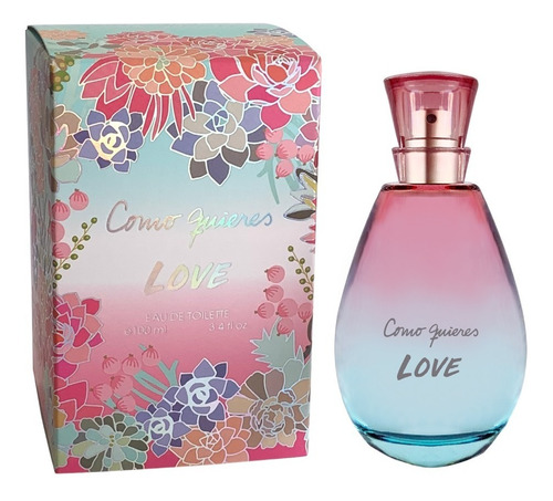 Imagen 1 de 1 de Perfume Mujer Como Quieres Love Edt 100 Ml