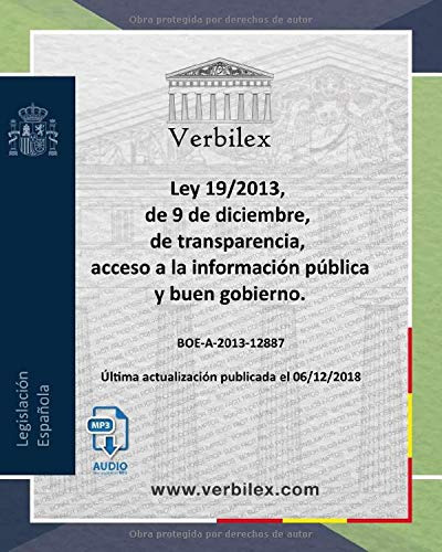 Ley 19-2013 De 9 De Diciembre De Transparencia Acceso A La I