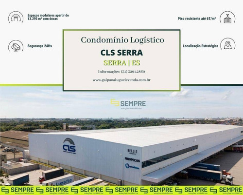 Imagem 1 de 28 de Galpão Para Alugar Em Serra/es - Ga1640
