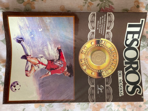 Imagen 1 de 3 de Tesoros Del Mundial México 86, 250 Pesos Oro Puro Ley 0.900.