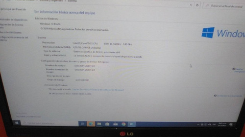 Imagen 5 de 7 de Computadora Completa Core 2 Duo Monitor Led 19 4gb Ram 250g