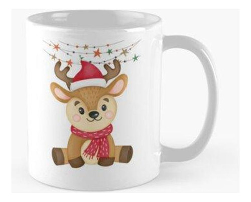 Taza Reno De Navidad Calidad Premium