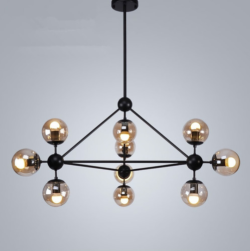 Imagen 3 de 10 de Lámpara De Techo Colgante Vintage Candelabro Modelo Industry
