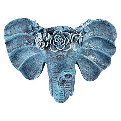 Stylish & Beautiful Elephant Statue Wall Planter, Prett...