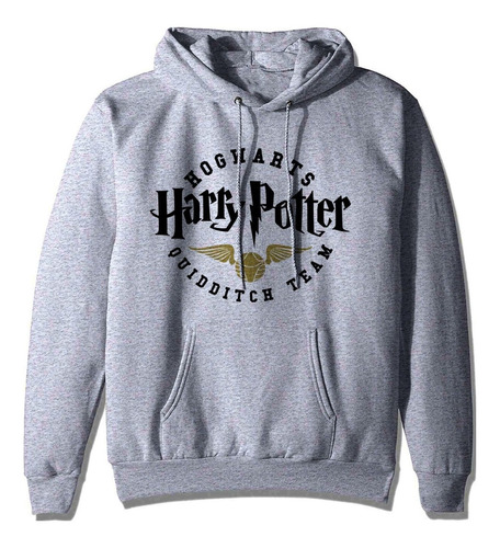 Sudadera Con Gorro Harry Potter Hogwarts Quidditch Equipo