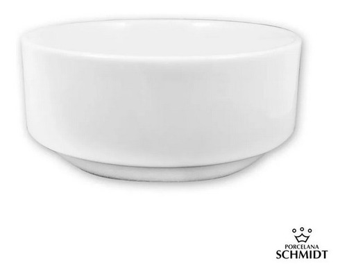 Set X12 Cazuela Alta 8cm Apilable Tazon Porcelana Schmidt