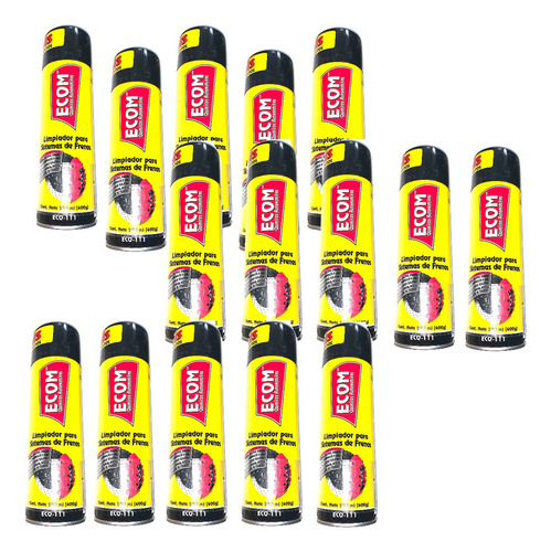 Limpiador Sistema Frenos, 590 Ml Eco111 15 Pzs
