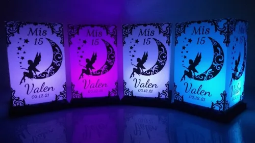 comprar Centro De Mesa Fanal Rectangular Luz Led Rgb 12x20  Cm X 10