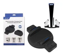 Comprar Soporte Base Vertical Y Estación Doble Cargador Para Ps5